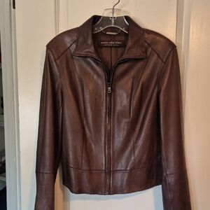 Marc New York Women's Brown Leather Jacket